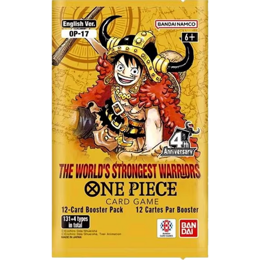 One Piece Card Game OP-17: The World’s Strongest Warriors Booster Pack