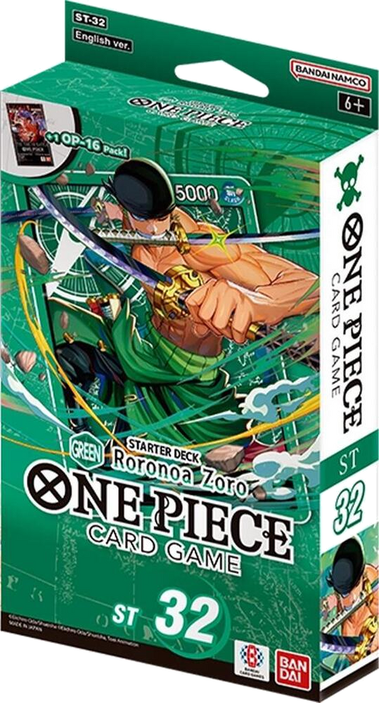 One Piece Card Game: Green Roronoa Zoro Starter Deck (ST-32)